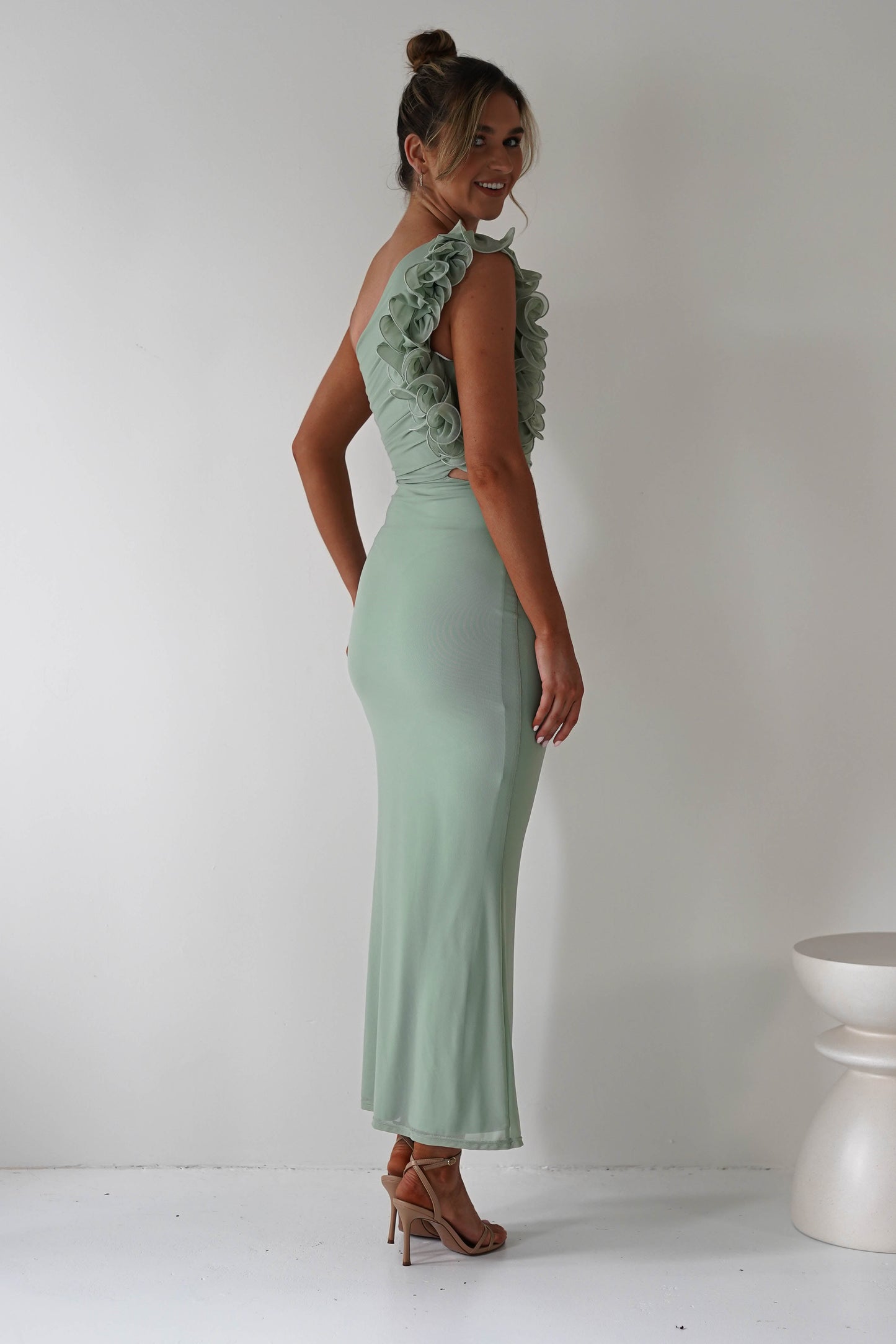 Sydney Bodycon Maxi Elbise | Sage