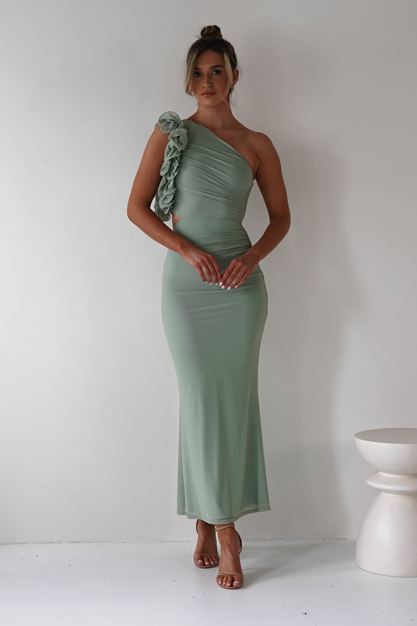 Sydney Bodycon Maxi Elbise | Sage